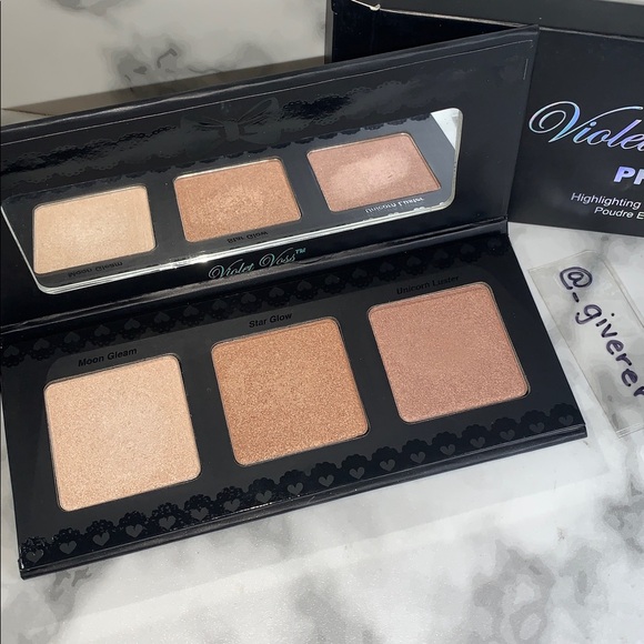 LNIB 3 x Violet Voss Highlighter Palette - Picture 2 of 14